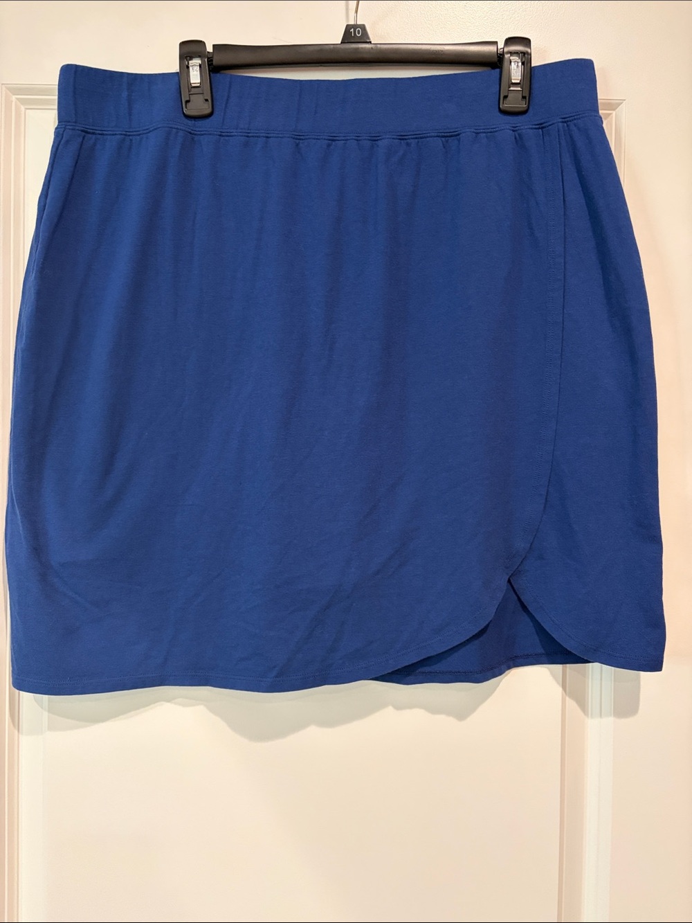 3 for $25! Belle by Kim Gravel Dark Blue Faux Wrap Lightweight Casual Skort, XL